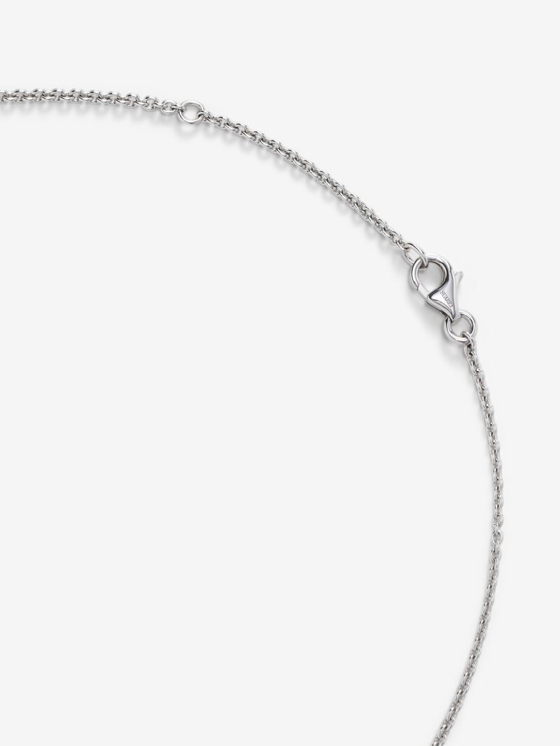 18k white gold necklace with 1.93cts diamonds image number 4