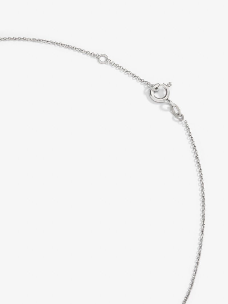 18K white gold pendant with 33 brilliant-cut diamonds with a total of 0.25 cts image number 4