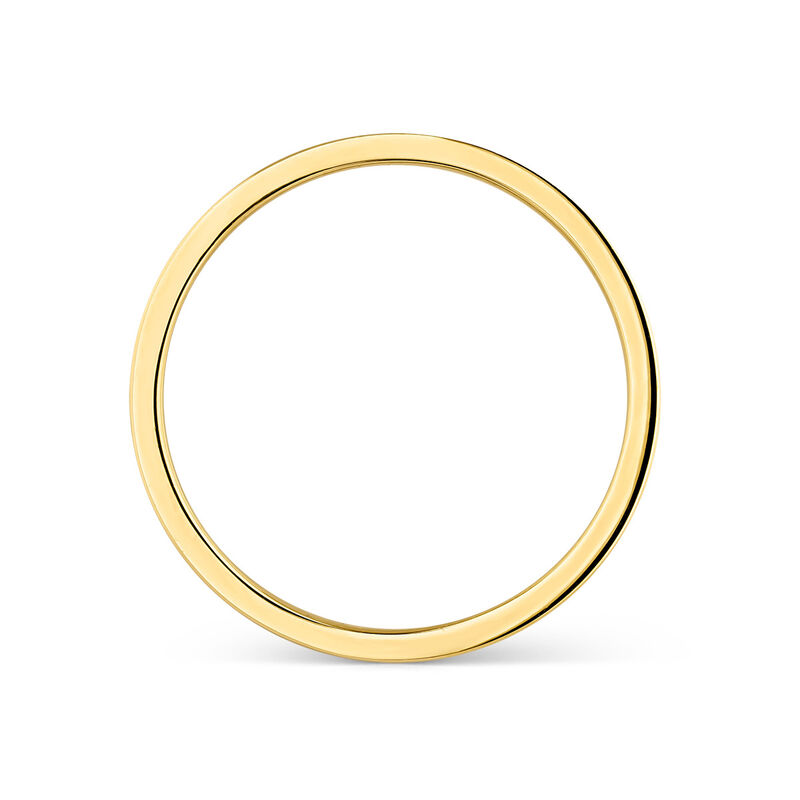 Alianza de boda de oro amarillo de 18kt de 3,15 mm, AL8020_OA_V
