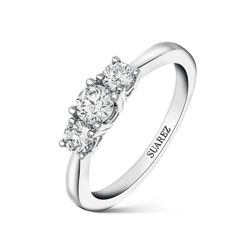 Grace ring 0,3 carats FVS1 + 0,3 carats 2 diamonds, SO16059-OBD3015/0064_V