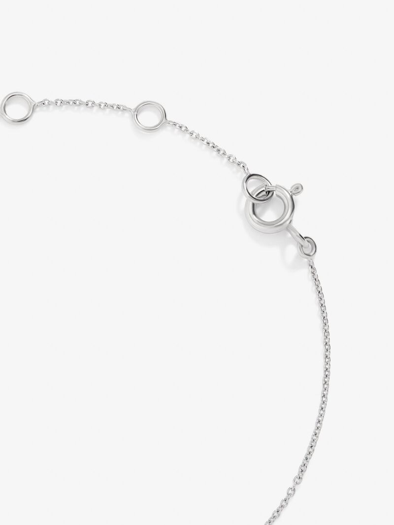 18kt white gold pendant with diamonds image number 4