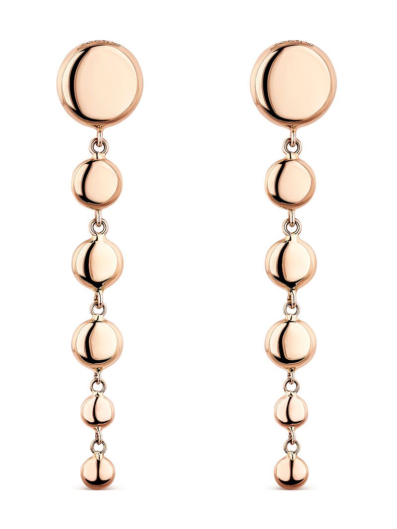 Pendientes oro rosa idalia image number 0