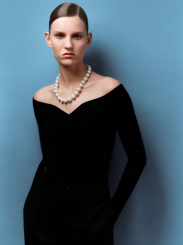 Australian Pearls necklace white gold, AUESFC/22A003_V