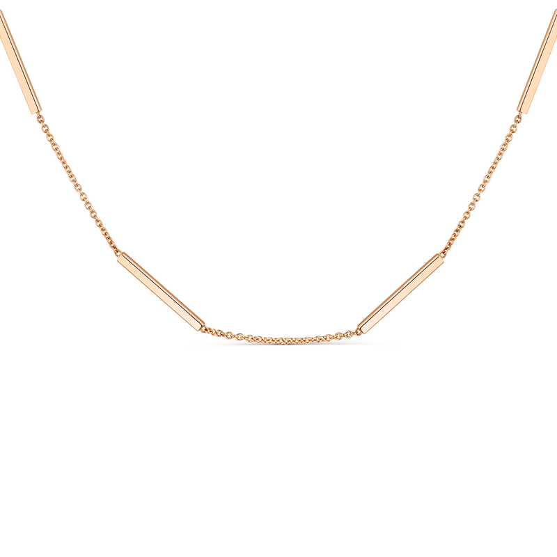 Collar de Idalia de Oro rosa, CO19021-OR_V