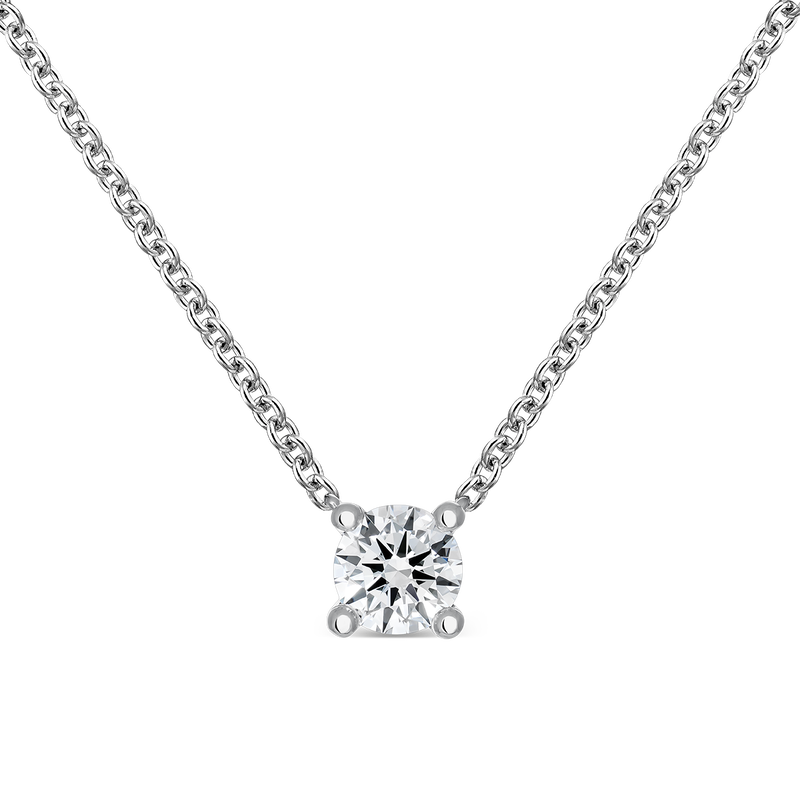 Grace pendant 0,40 carats FVVS2 diamond, PT13016-00D040/FVVS2_V