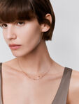 Orion star necklace in 18kt rose gold with 0.12ct diamonds, PT21030-ORD_V