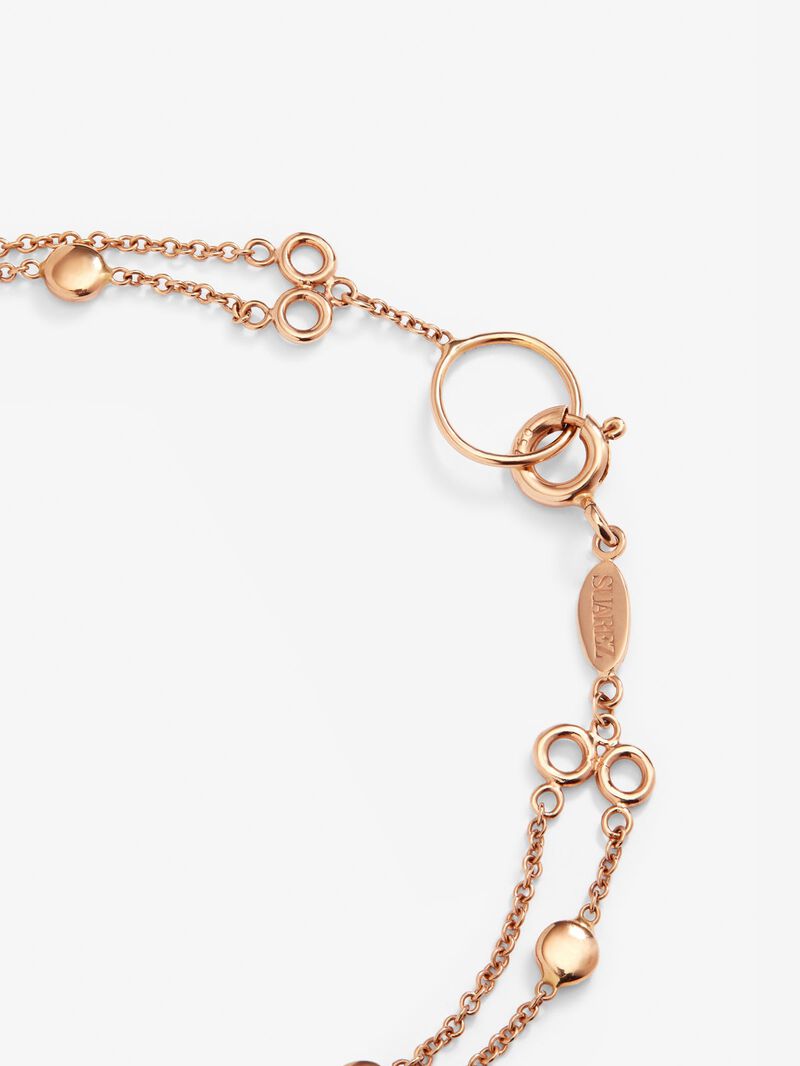 18K rose gold bracelet image number 4