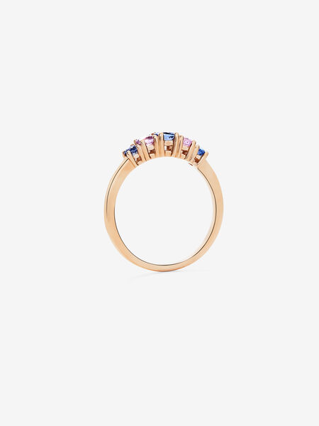Anillo de Frida de Oro rosa con zafiro, SO21103-ORZRZ_V