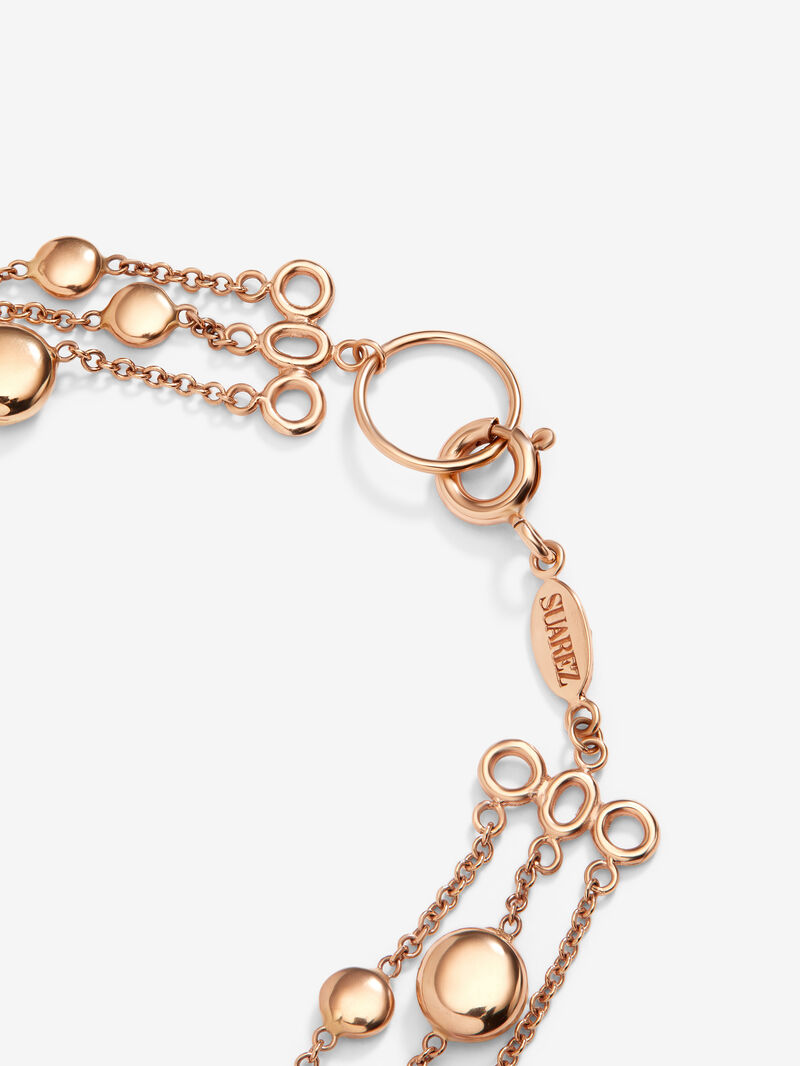 18K rose gold bracelet image number 2