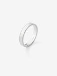 Alianza de boda de oro blanco de 18kt de 3,15 mm, AL8020_OB_V