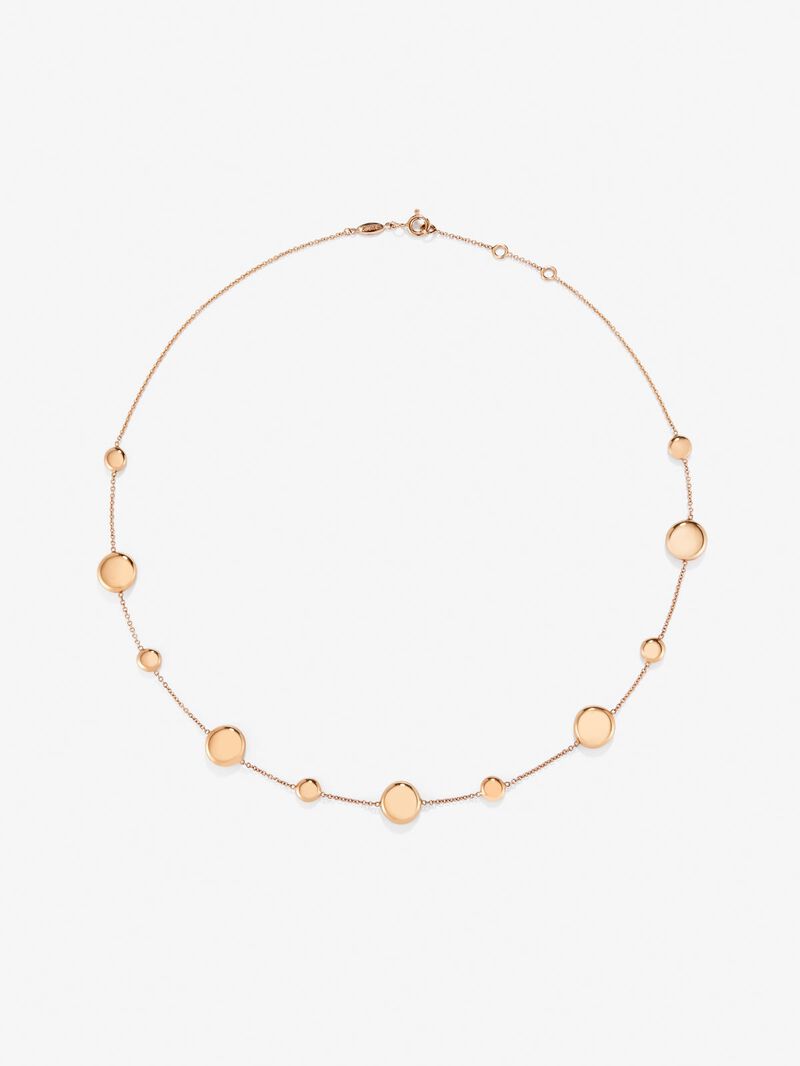 18K rose gold necklace image number 0