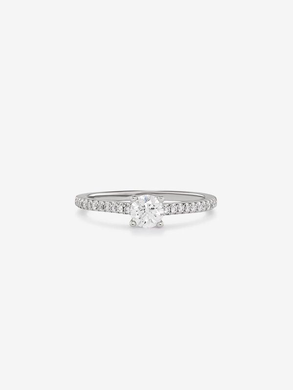 Anillo de Compromiso de Oro blanco con diamante, SO17165-00D050/GVVS2_V