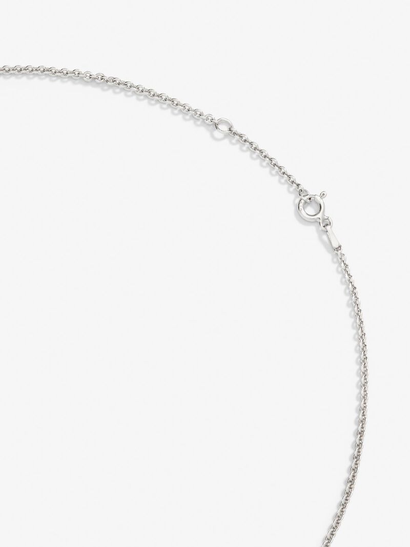 925 silver chain pendant with green amethyst image number 4