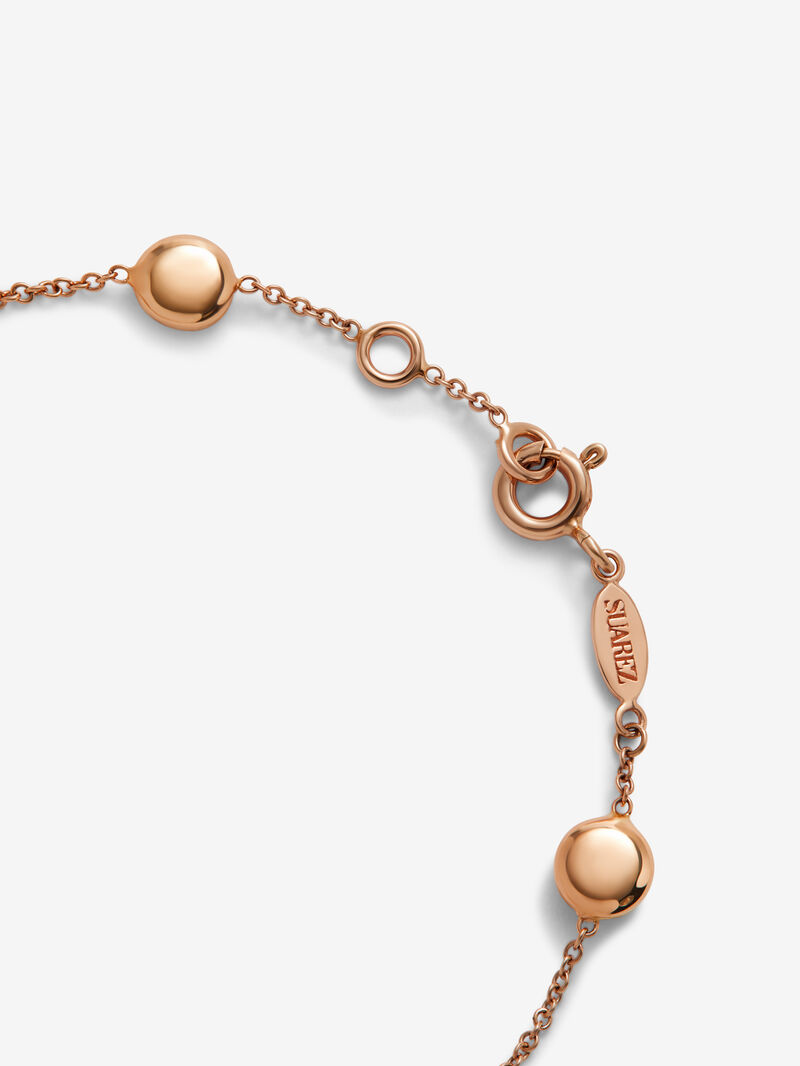 18K rose gold bracelet image number 4