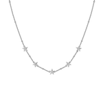 Colgante Orión oro blanco diamantes 0,12 quilates, PT21030-OBD_V