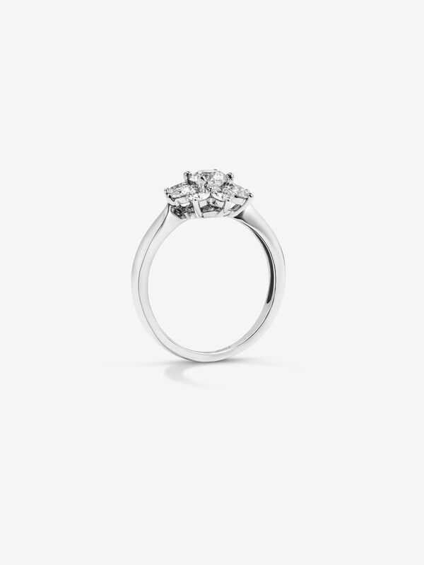 Anillo de Compromiso de Oro blanco con diamante, SL15001-00D040/HVVS2_V