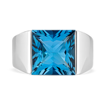 Blue Berlin ring 6,92 carats London topaz, SO21045-AGTPLN_V