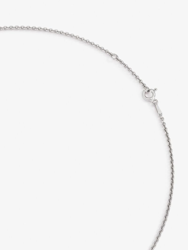 925 Silver Chain Pendant with Topaz image number 4