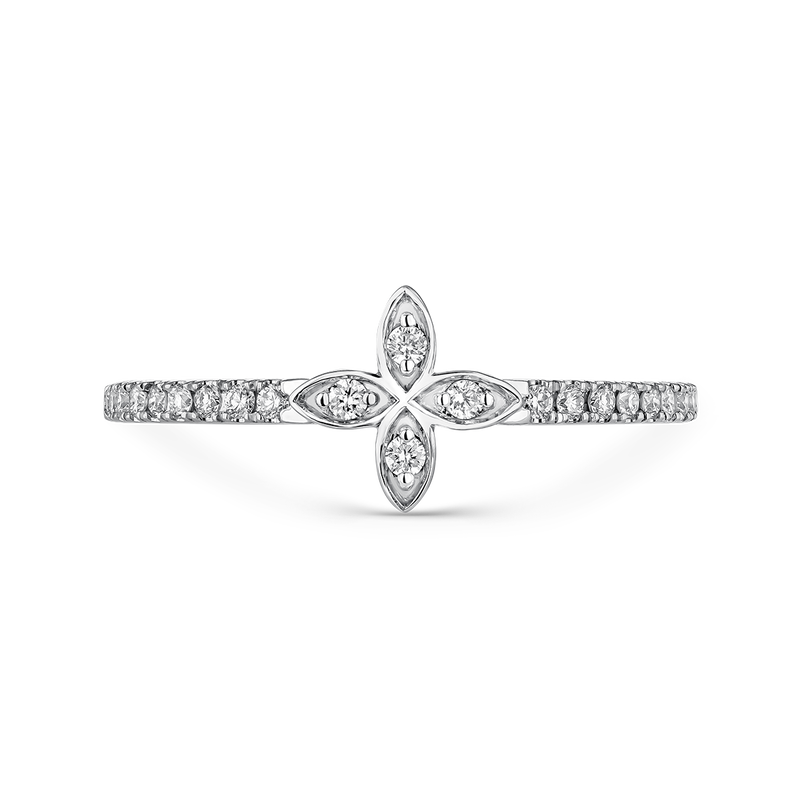 Anillo Cosette oro blanco diamantes 0,14 quilates, SO19139-OBD_V