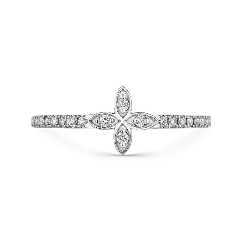 Cosette ring white gold 0,14 carats diamonds, SO19139-OBD_V