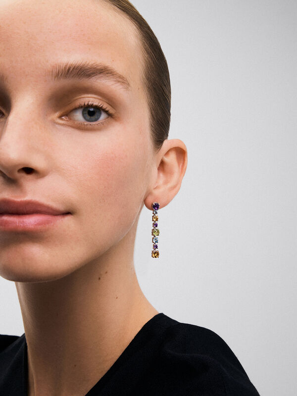 Pop Art earrings, PE22030-AGMULT_V