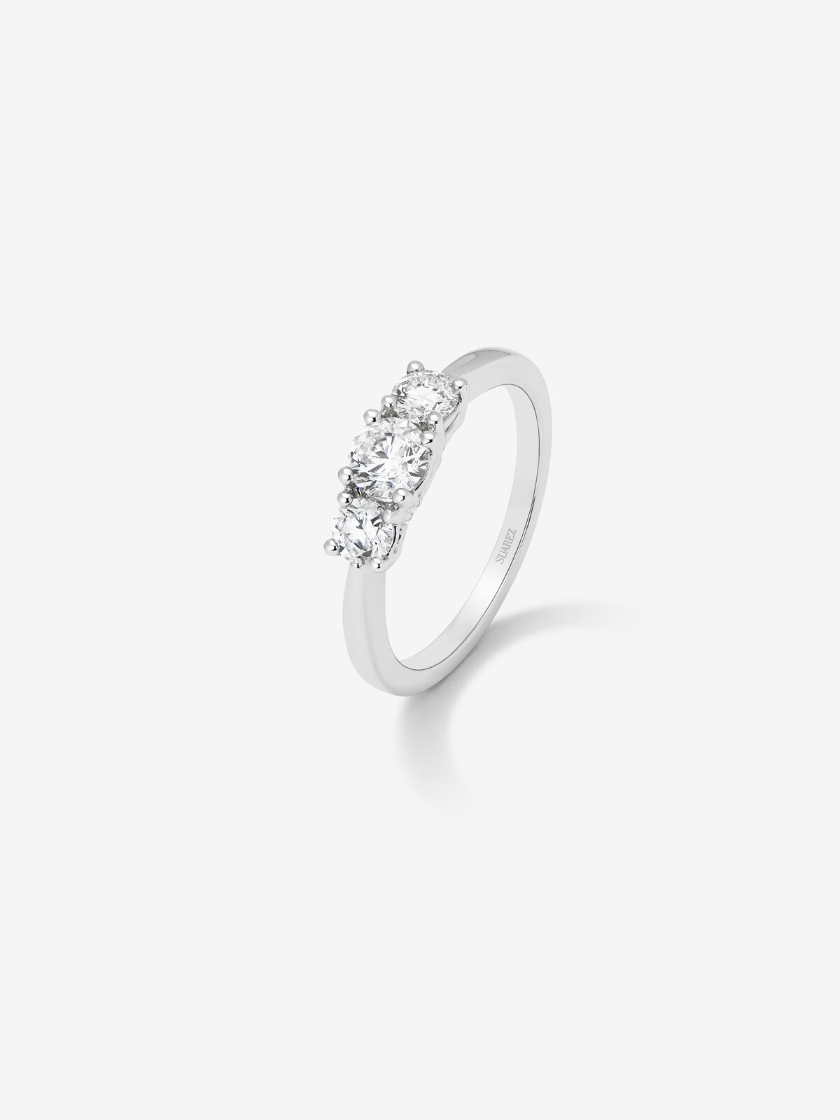 Anillo tresillo diamantes on sale