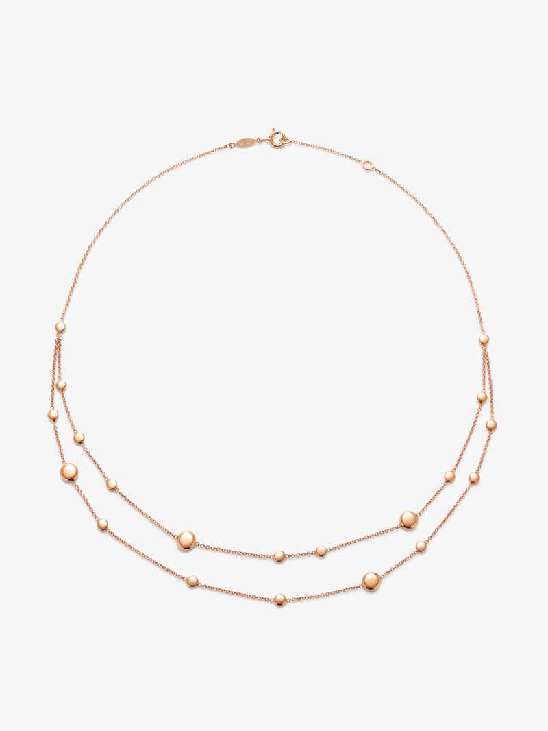 18K rose gold necklace image number 0