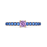 Anillo de Frida de Oro rosa con zafiro, SO21104-ORZRZ