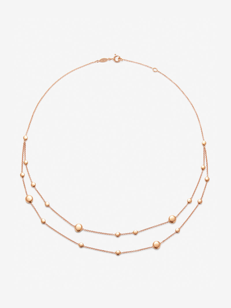 18K rose gold necklace image number 0