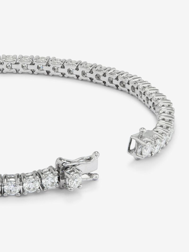 18k White Gold Riviere Boxie image number 4