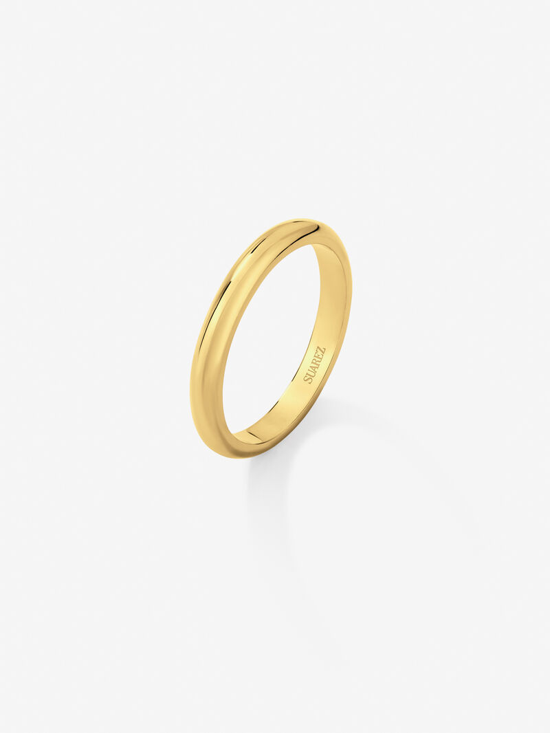18K Yellow Gold Wedding Band of 2.60mm image number 0