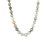 Collar de Perlas Barrocas multicolor de oro blanco, MTBARC/22A019_V