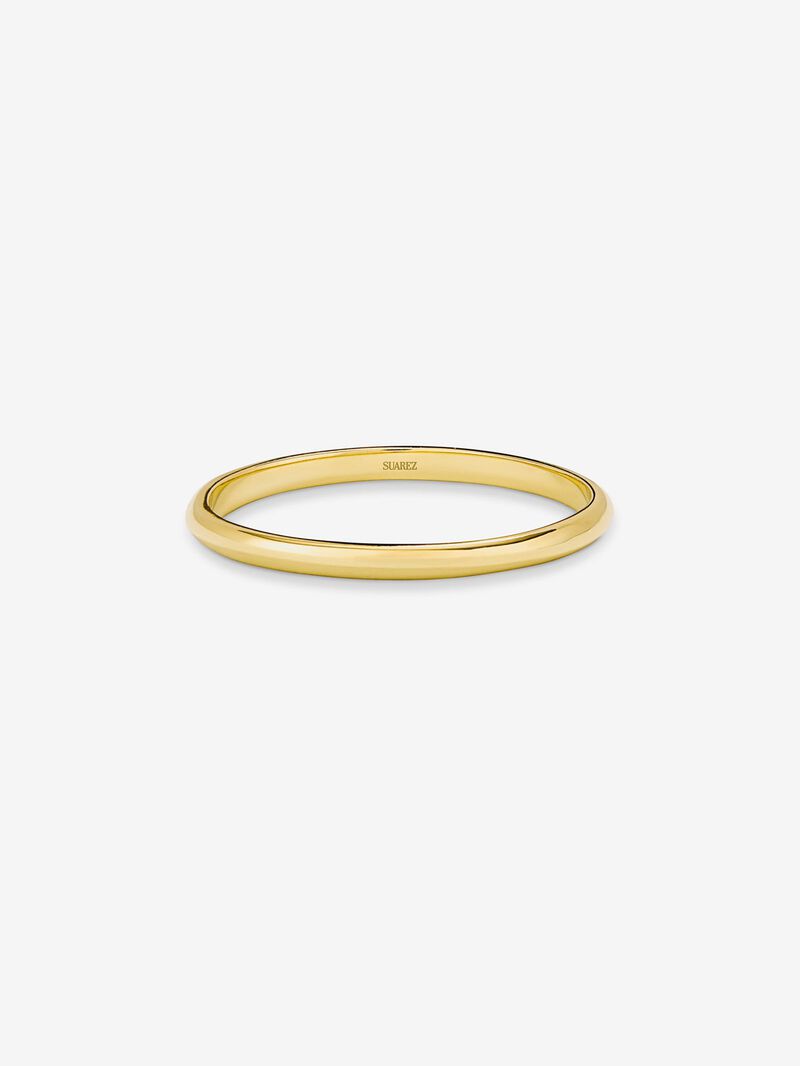 18K yellow gold wedding ring image number 2
