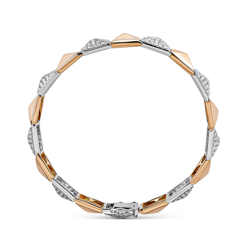 White and Rose gold bracelet 2,98 carats, PU21034-OROBD_V