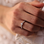 Engagement ring, SL14001-IGD025/EVVS2_V