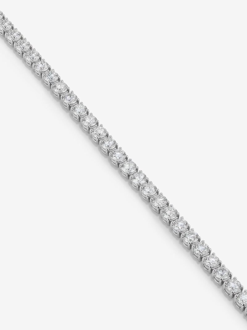 18K White Gold Riviere Diamond Bracelet image number 2