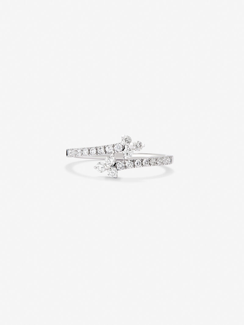 You and I of 18K White Gold with white diamonds in 0.17 cts image number 2