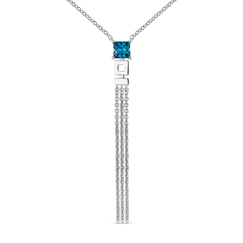 Blue Berlin pendant 0,65 carats London topaz, PT19039-AGTPLN_V