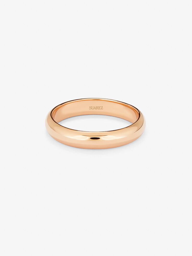 18kt rose gold wedding alliance image number 1