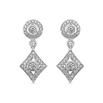 White gold earrings, PE15045-OBD_V