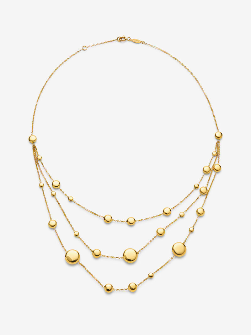 18K Yellow Gold Triple Necklace image number 0