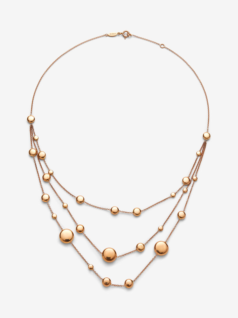 18K rose golden collar image number 0