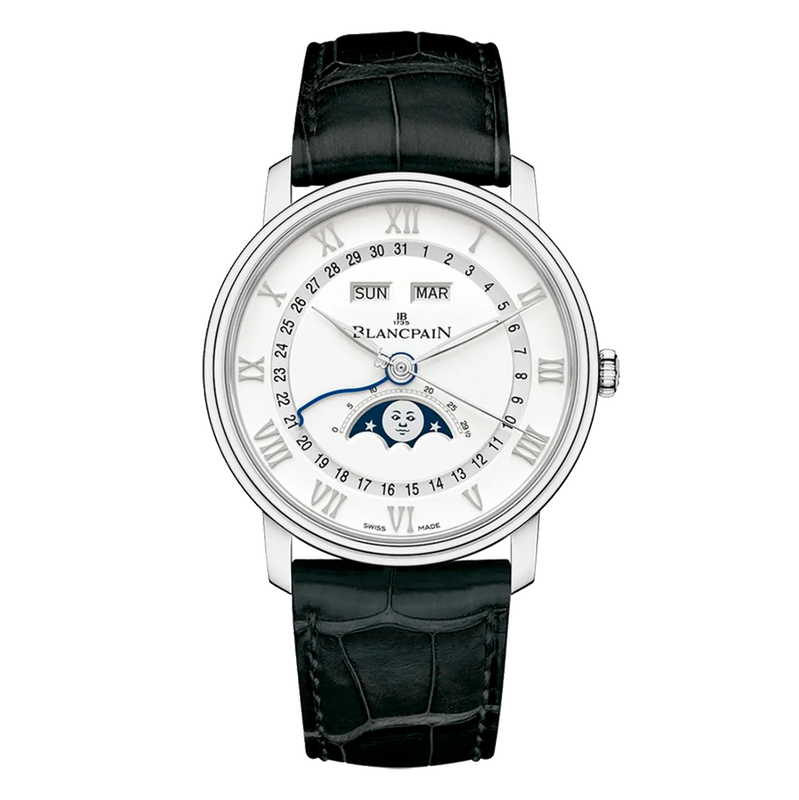 BLANCPAIN VILLERET MOONPHASE & COMPLETE CALENDAR 40MM 6654A-1127-55B, 6654A112755B_V