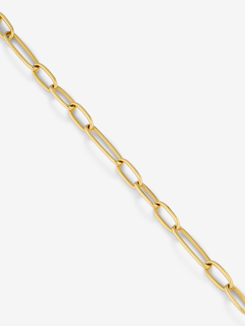 Medium link bracelet made of 18K yellow gold image number 2
