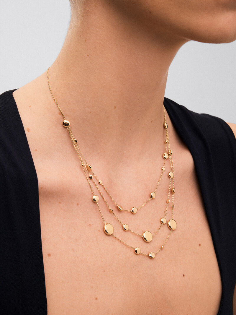 18K Yellow Gold Triple Necklace image number 3