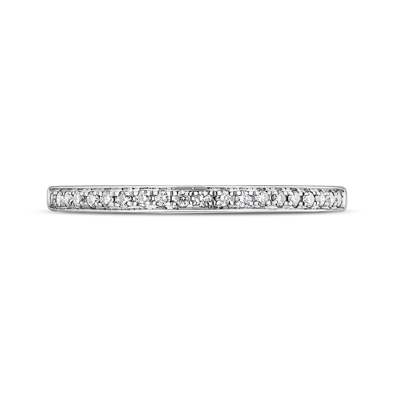 Media alianza de oro blanco con diamantes, AL0101M-0005_V
