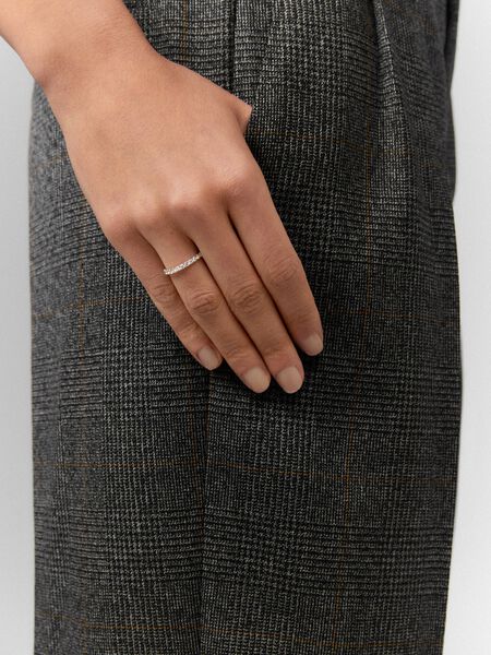 Anillo de Compromiso de Oro blanco con diamante, AL18003E-OBD003