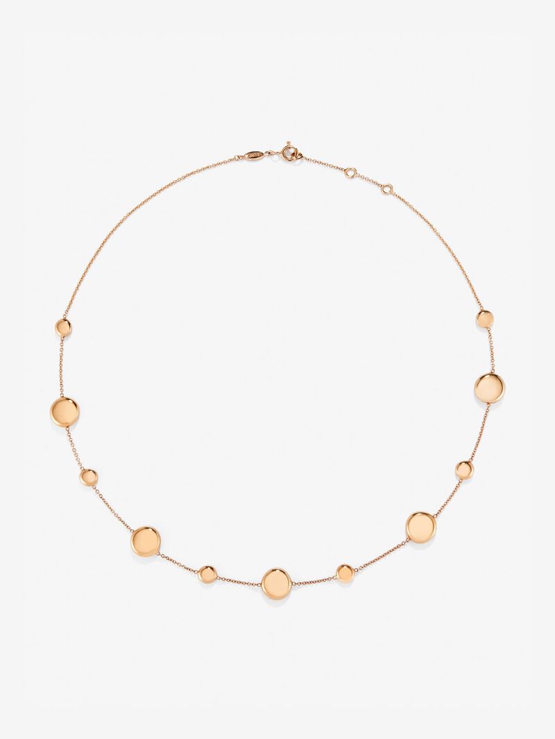 18K rose gold necklace image number 0