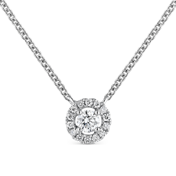 Colgante Grace Oro Blanco con Diamante 0,15 quilates, PT7007-00D015_V