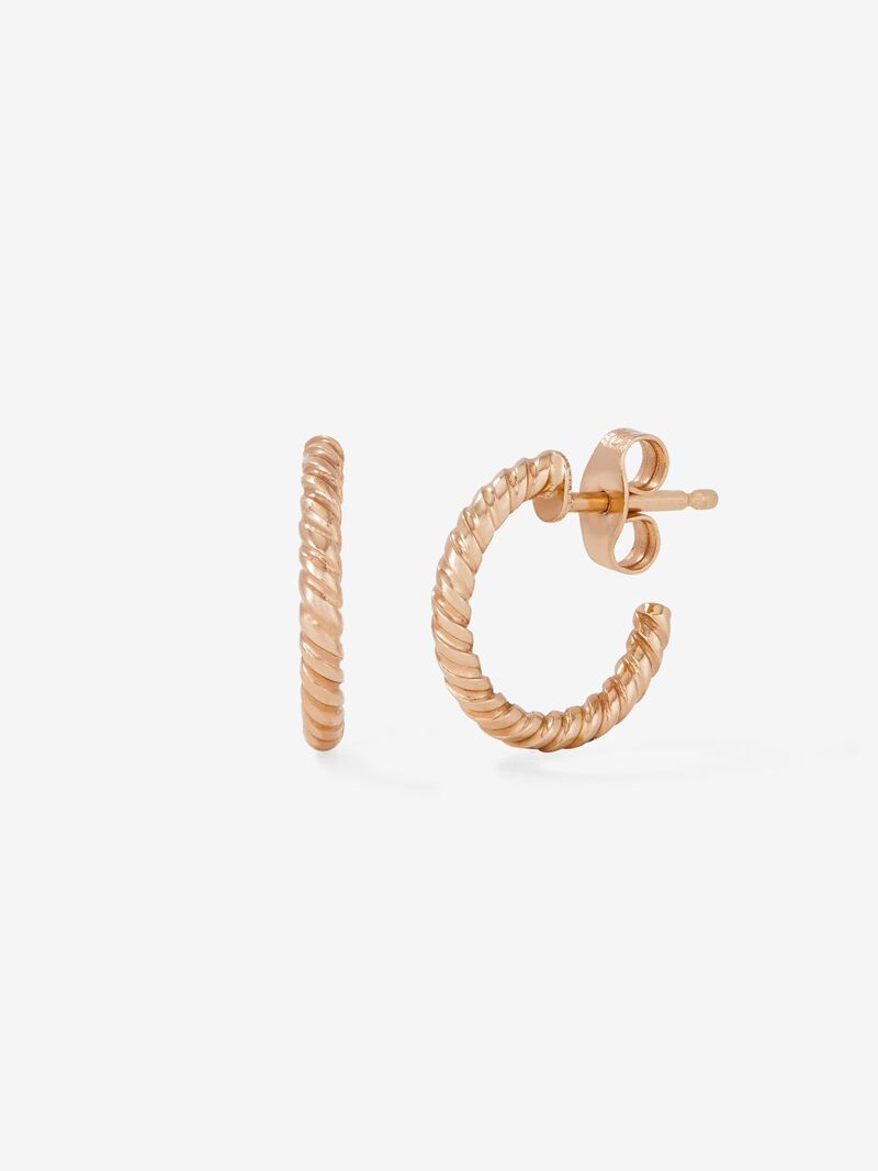 18K rose gold torsadé image number 0